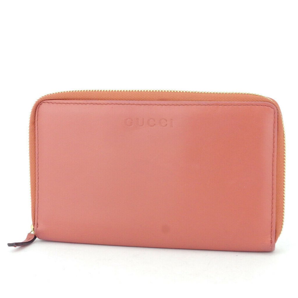 Gucci Purse Pink Gold Women 32117 Authentic Secondhand